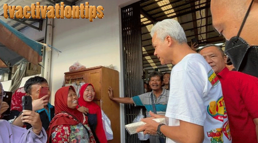 Kunjungi Pasar di Boyolali, Ganjar Terima Keluhan soal Kedelai Langka